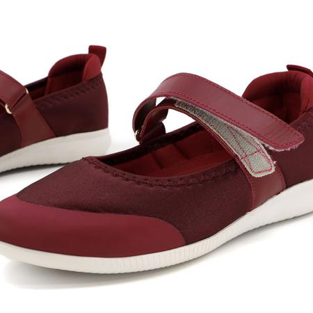 T nis Mary Jane Vermelho Multimateriais Fecho Flex Usaflex