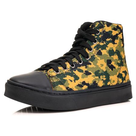 Tenis camuflado sales cano alto