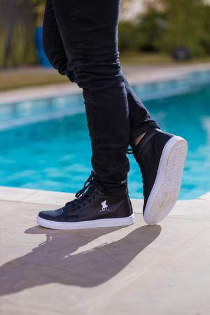 Tenis masculino cano alto sales