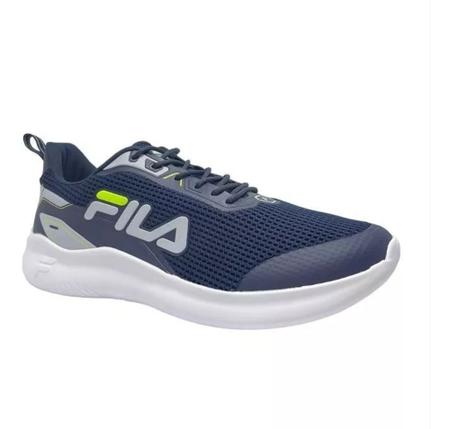 Tenis Masculino Esportivo Corrida Fila Jogger Gear Marinho Tamanho