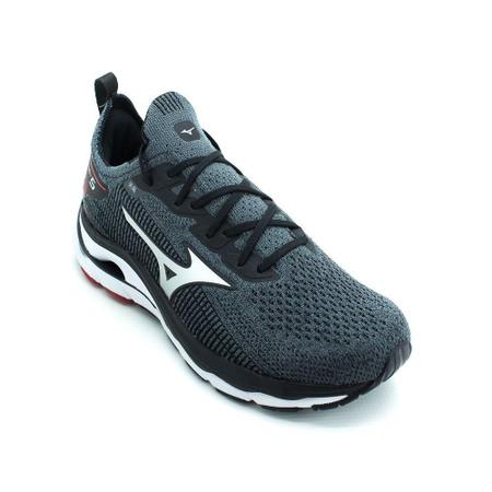 T nis Masculino Mizuno Wave Mirai 101042042 Cinza e Laranja