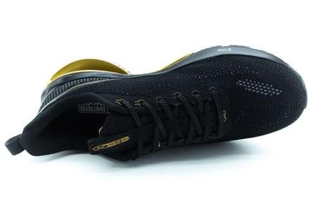 Tenis Olympikus Elo/137 preto dourado