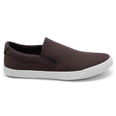 T nis Masculino Slip On Casual Preto Lona Sapat nis Sem Cadar o