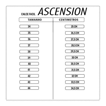 Tênis Meia Calce Fácil Unissex Ascension Preto Imagem de Tênis Meia Calce Fácil Unissex Ascension Preto