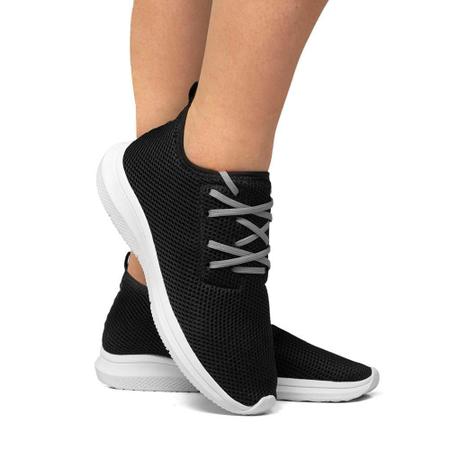 T nis Mesh Feminino Esporte Cadar o Caminhada Leve Conforto
