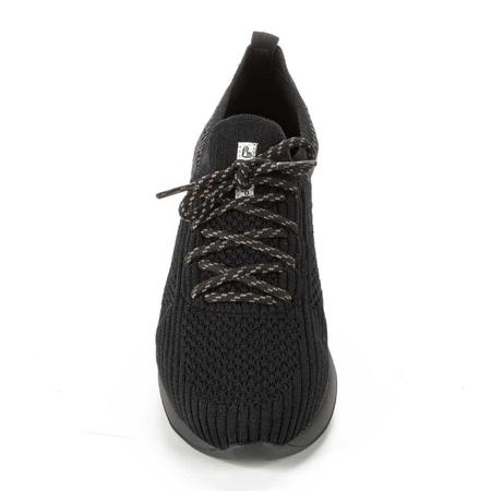 Imagem de Tenis mississipi jogging malha preto sola preta q7721-0002