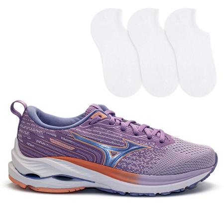 Tenis colorido feminino mizuno discount