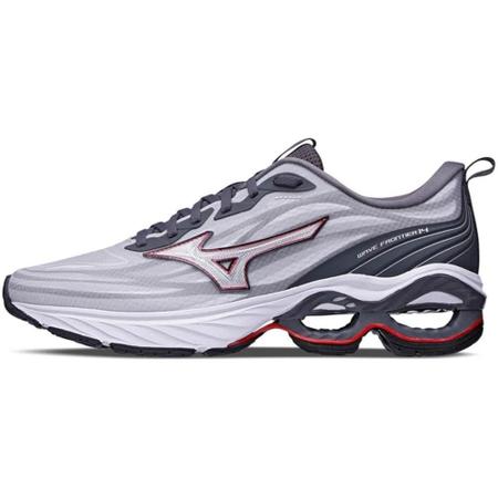 T nis Mizuno Wave Frontier 14 Cinza T nis de Corrida Magazine