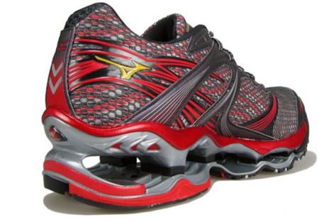 T nis Mizuno Wave Prophecy 1 Vermelho e Cinza T nis de Corrida