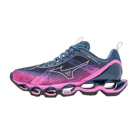 Mizuno prophecy 6 feminino azul clearance e rosa