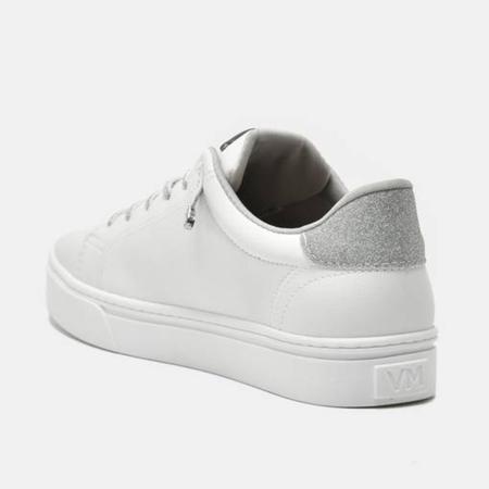 Tênis Moda Feminino Casual Via Marte Branco Imagem de Tênis Moda Feminino Casual Via Marte Branco