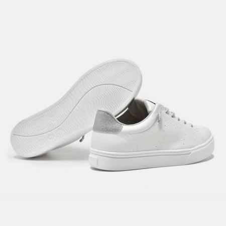 Tênis Moda Feminino Casual Via Marte Branco Imagem de Tênis Moda Feminino Casual Via Marte Branco