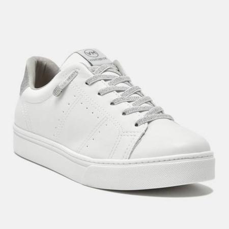 Tênis Moda Feminino Casual Via Marte Branco Imagem de Tênis Moda Feminino Casual Via Marte Branco