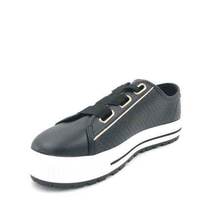 Tênis moleca flatform preto 2025