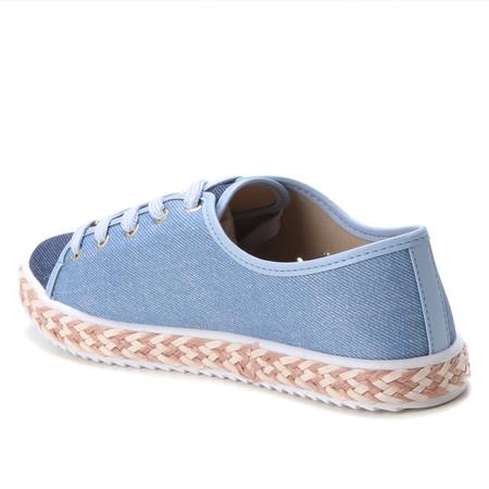 Tenis moleca tratorado best sale azul
