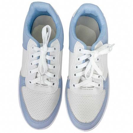 Imagem de Tênis Napa Bicolor Star Feet - Branco e Azul