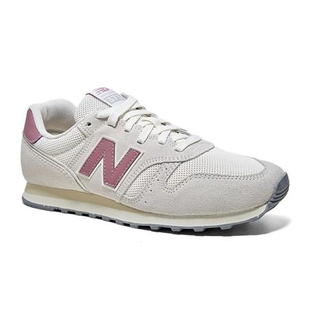 Imagem de Tênis New Balance 373v2 Branco Rosa - Feminino