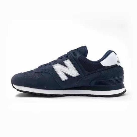 T nis New Balance 574 Azul Marinho Branco. T nis Esportivo