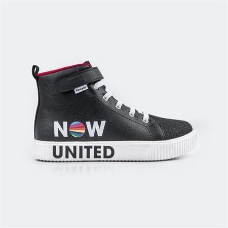 Tenis Now United Infanto Juvenil Cano Medio Preto Original