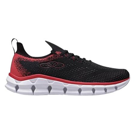 Tênis Olympikus Cygnus Caminhada Preto e Vermelho - Masculino Imagem de Tênis Olympikus Cygnus Caminhada Preto e Vermelho - Masculino