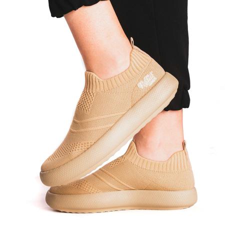 Tênis Ortopédico Flyfeet Nuvem Knit Ortho Pauher - Bege - Tamanho 36/37 Imagem de Tênis Ortopédico Flyfeet Nuvem Knit Ortho Pauher - Bege - Tamanho 36/37