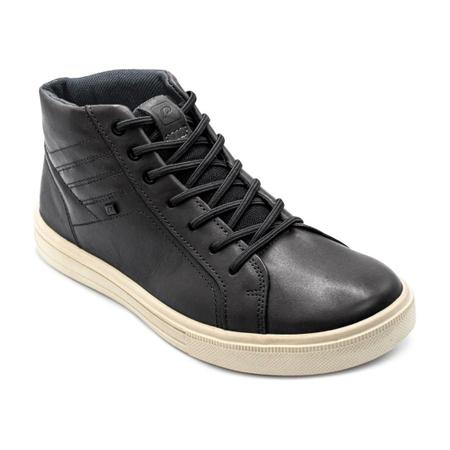 Tênis Pegada Masculino Cano Alto Couro e Elástico 111503 Imagem de Tênis Pegada Masculino Cano Alto Couro e Elástico 111503