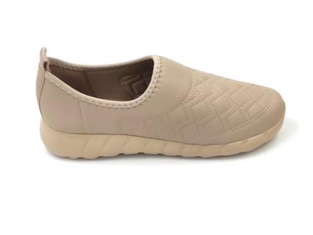 Imagem de Tenis Piccadilly Slip On Feminino Cor Marfim