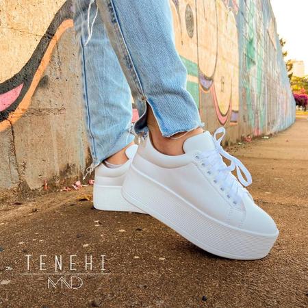 Tenis plataforma de moda sale