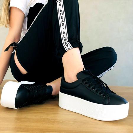 Tenis Plataforma Feminino Sola Alta Fashion Moda Blogueira