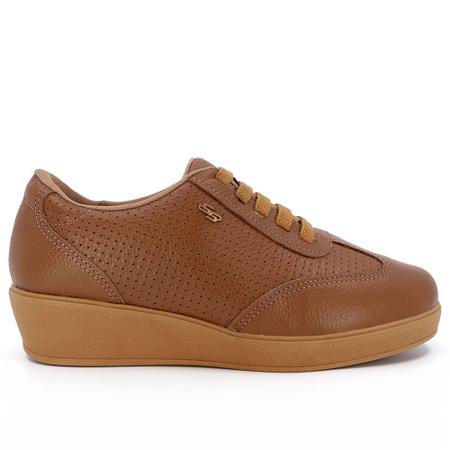 Tenis plataforma sale marrom