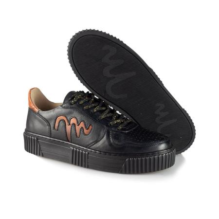 T nis Preto Moderno Feminino All Black Laranja Importado Polo