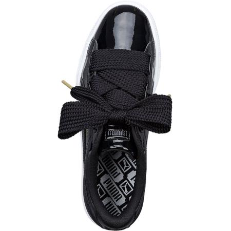 Tênis puma basket heart patent best sale feminino branco