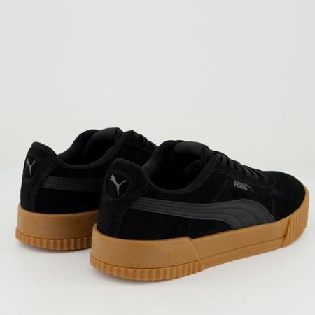 T nis Puma Carina BDP Feminino Preto e Marrom T nis Esportivo