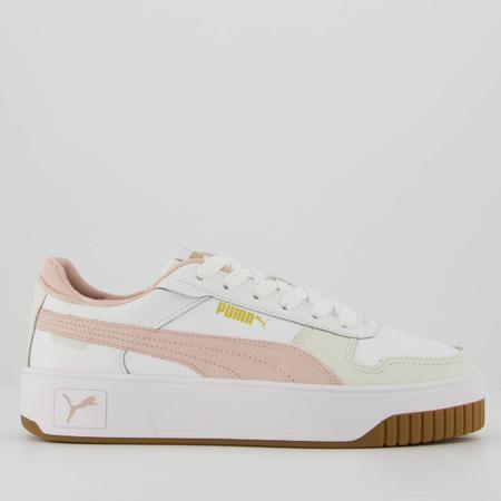 Imagem de Tênis Puma Carina Street BDP Feminino Branco e Rosa