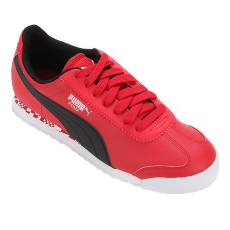T nis Puma Ferrari Race Roma Masculino Vermelho e Preto T nis