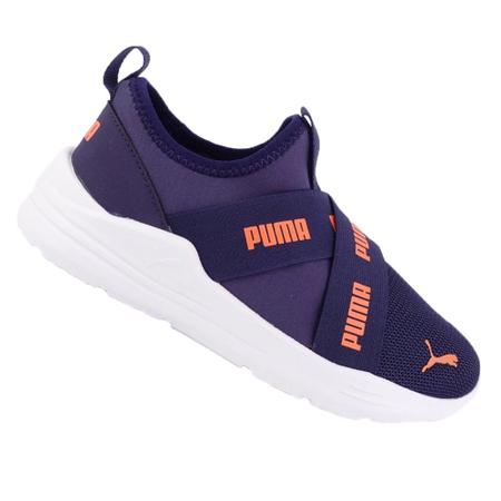 Tenis puma infantil masculino azul cheap