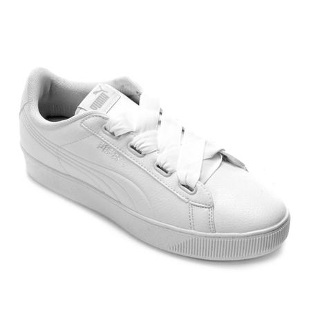 Tênis puma vikky sales platform ribbon feminino
