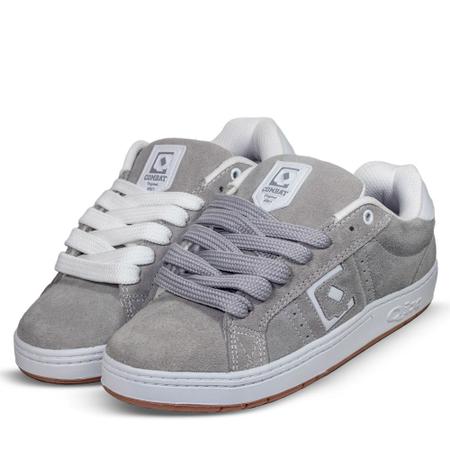 Tênis Qix Combat Suede Cinza Imagem de Tênis Qix Combat Suede Cinza