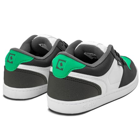 Imagem de Tênis Qix Skate Urban Low Preto Verde  Branco