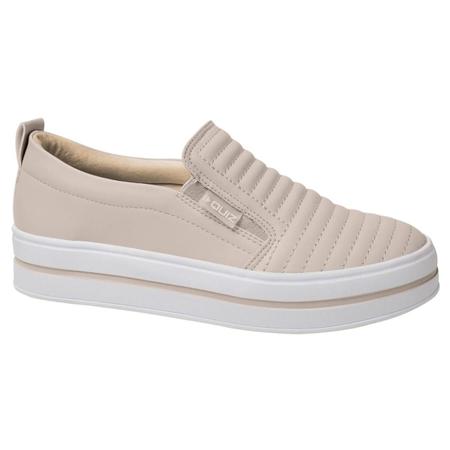 Tenis Quiz 65-1791-04 Slip On Flatform Calce Fácil Feminino