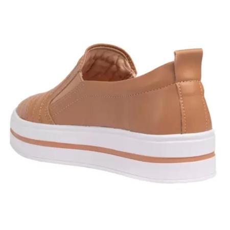 Tenis Quiz 65-1791-04 Slip On Flatform Calce Fácil Feminino