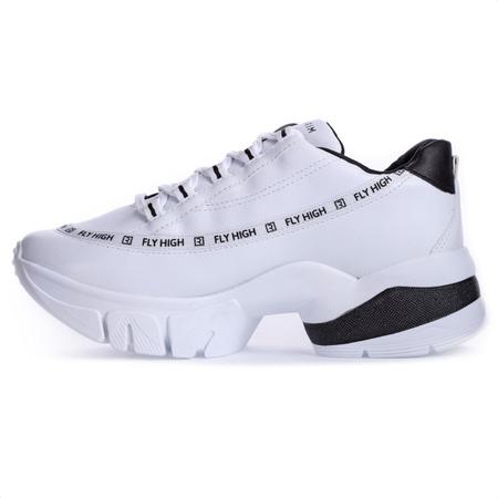 Tênis Ramarim Fly High Branco e Preto - Feminino Imagem de Tênis Ramarim Fly High Branco e Preto - Feminino