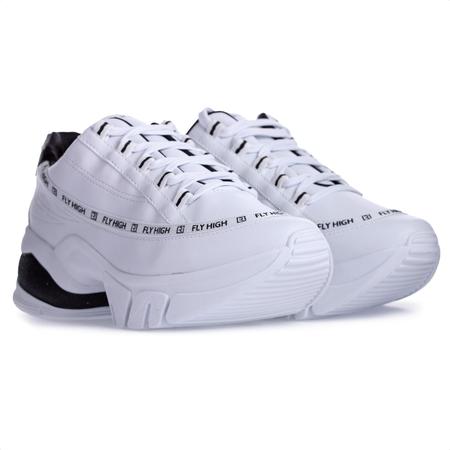 Tênis Ramarim Fly High Branco e Preto - Feminino Imagem de Tênis Ramarim Fly High Branco e Preto - Feminino