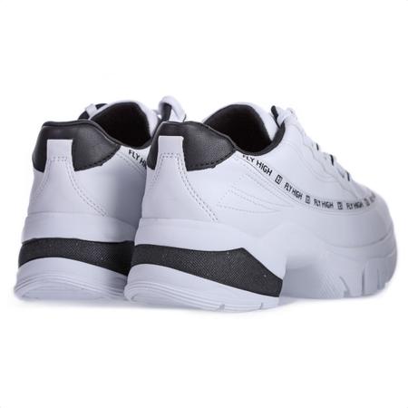 Tênis Ramarim Fly High Branco e Preto - Feminino Imagem de Tênis Ramarim Fly High Branco e Preto - Feminino