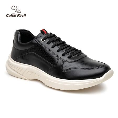 Tenis masculino preto sola branca 2025