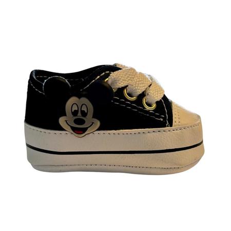 Imagem de Tenis Sapatinho Primeiros Passos Recem Nascido Bebe Mickey