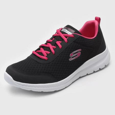 Tênis Skechers Bountiful Be Kind - Preto Imagem de Tênis Skechers Bountiful Be Kind - Preto