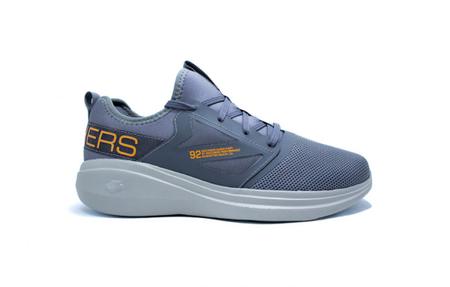 Imagem de Tenis Skechers Go Run Fast - masculino - cinza+laranja