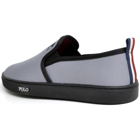 Imagem de Tênis Slip On Casual Masculino Polo Blu Lona Conforto Macio