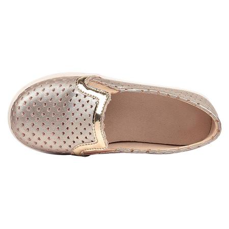 Slip on infantil deals dourado